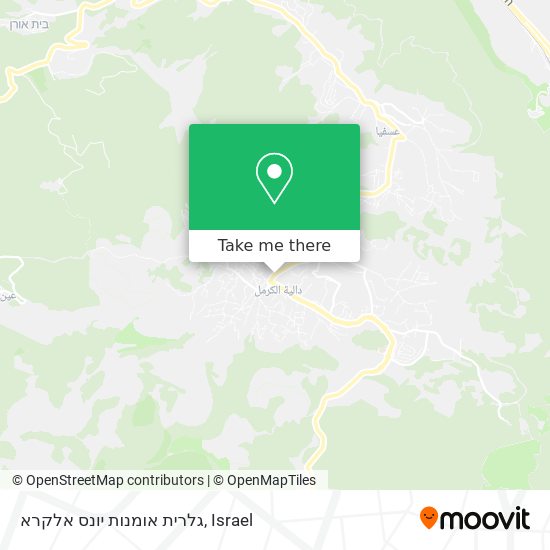 גלרית אומנות יונס אלקרא map