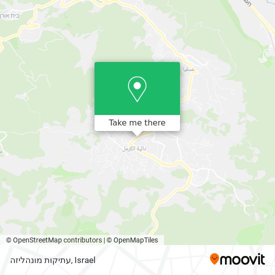 Карта עתיקות מונהליזה