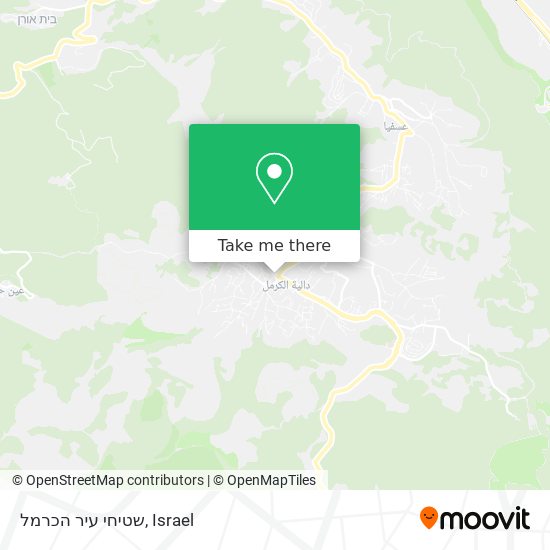 שטיחי עיר הכרמל map