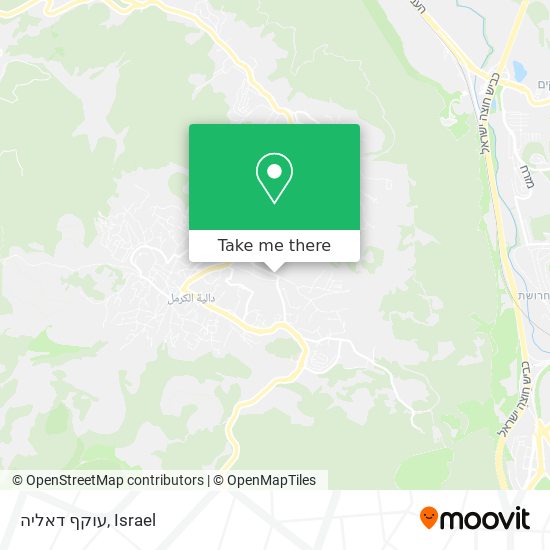 עוקף דאליה map