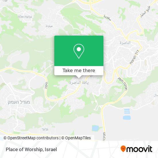 Place of Worship map