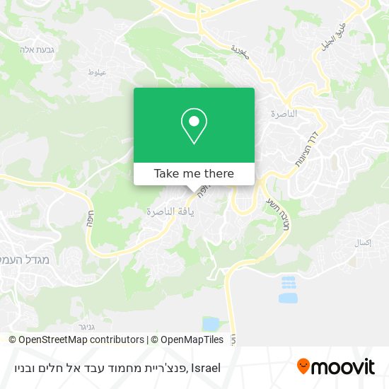 פנצ'ריית מחמוד עבד אל חלים ובניו map