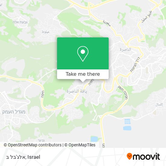 אלג'בל ב map