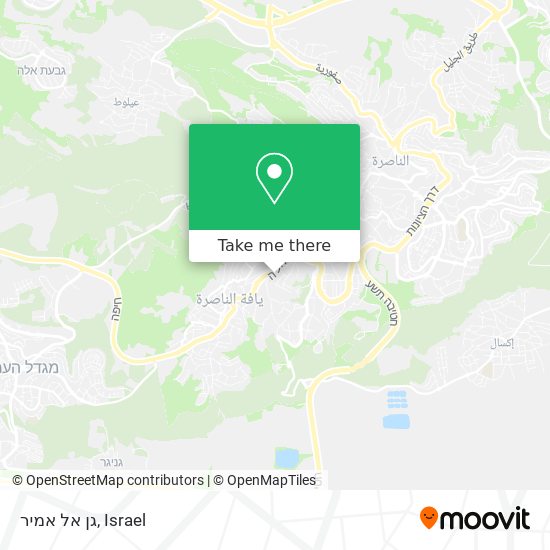 גן אל אמיר map