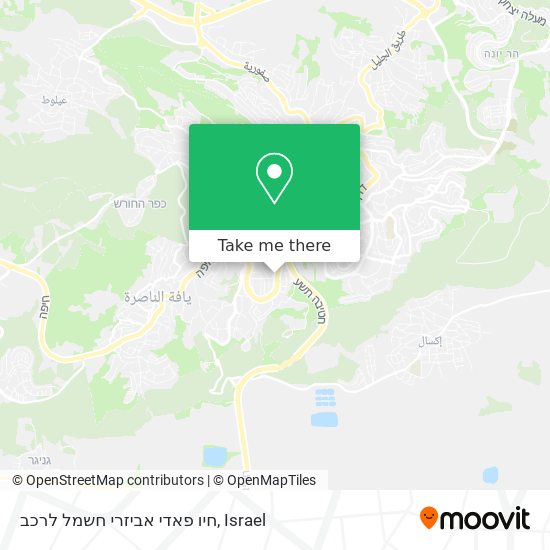 חיו פאדי אביזרי חשמל לרכב map