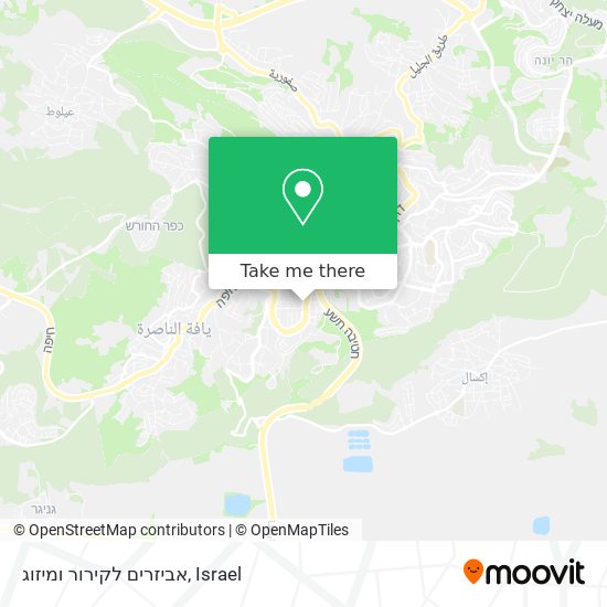 אביזרים לקירור ומיזוג map