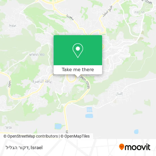 Карта דקור הגליל
