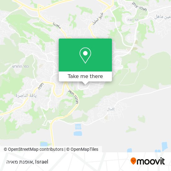 אופנת מאיה map