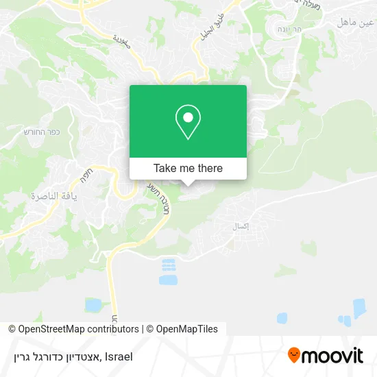 Карта אצטדיון כדורגל גרין