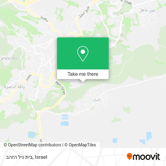 בית גיל הזהב map