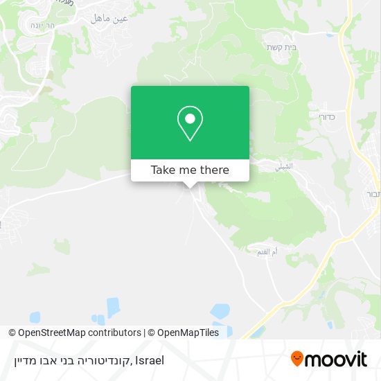 קונדיטוריה בני אבו מדיין map