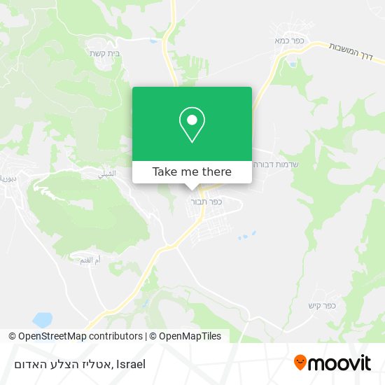 אטליז הצלע האדום map