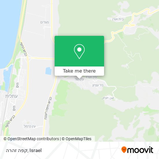 קפה זהרה map