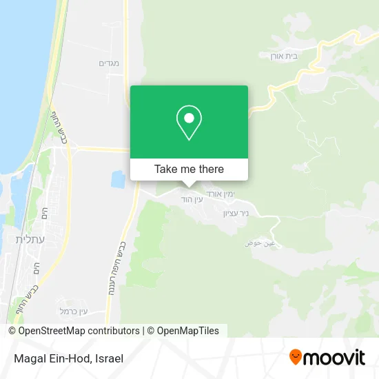 Карта Magal Ein-Hod
