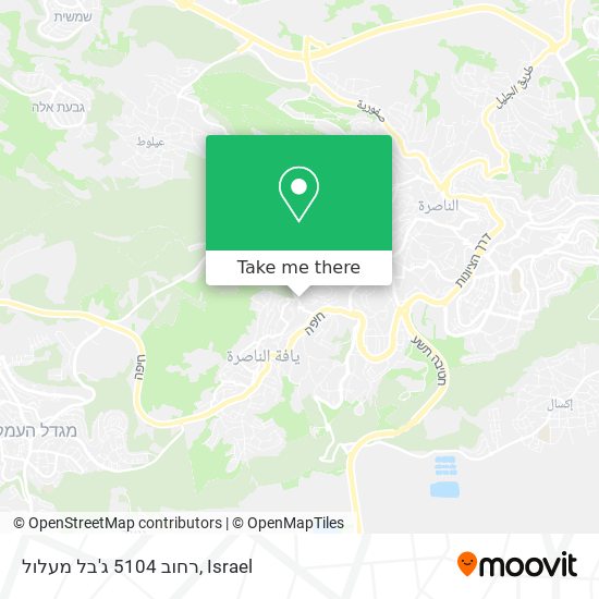 רחוב 5104 ג'בל מעלול map