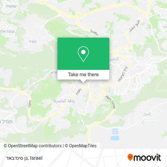 Карта גן סינדבאד