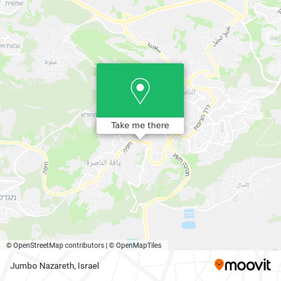 Jumbo Nazareth map
