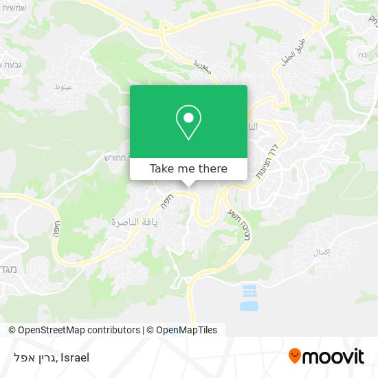 גרין אפל map