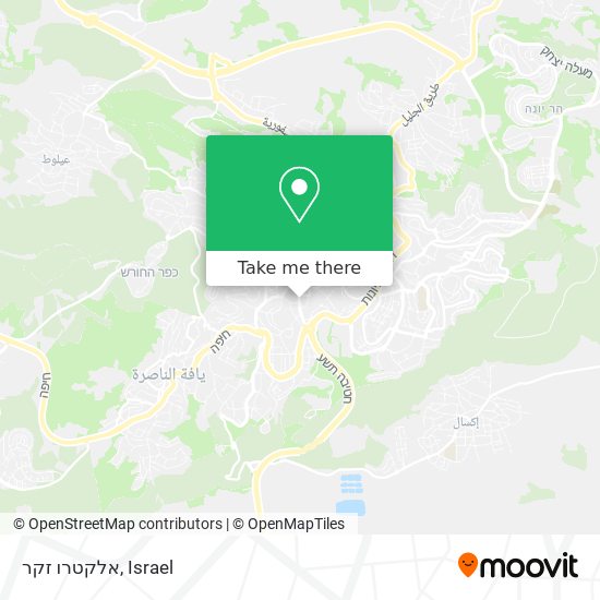 אלקטרו זקר map