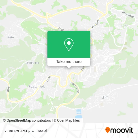 Карта שוק באב אלחארה