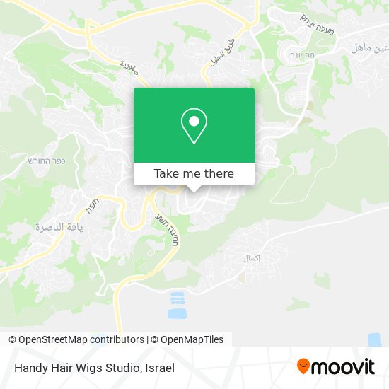 Handy Hair Wigs Studio map