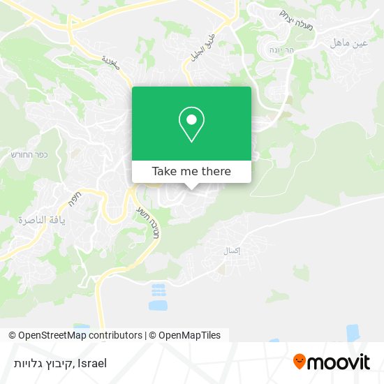 קיבוץ גלויות map