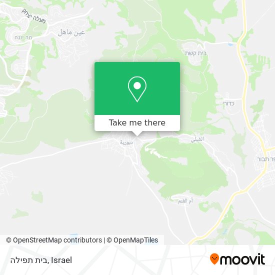 בית תפילה map