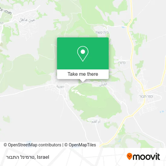 Карта טרמינל התבור