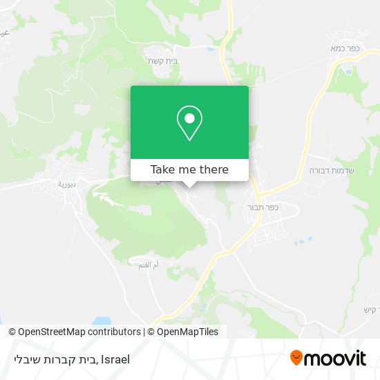 בית קברות שיבלי map