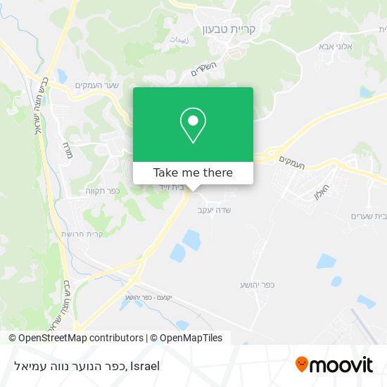 כפר הנוער נווה עמיאל map