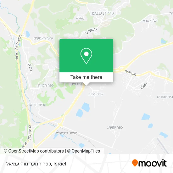 Карта כפר הנוער נווה עמיאל
