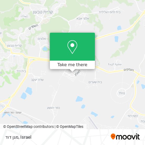 מגן דוד map