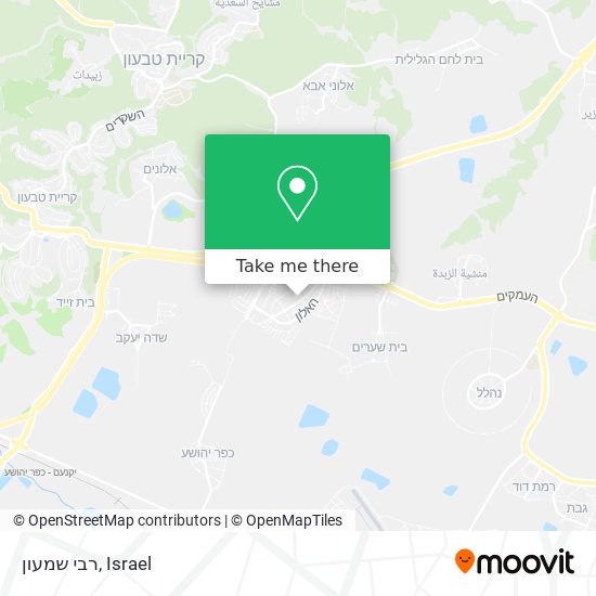 רבי שמעון map