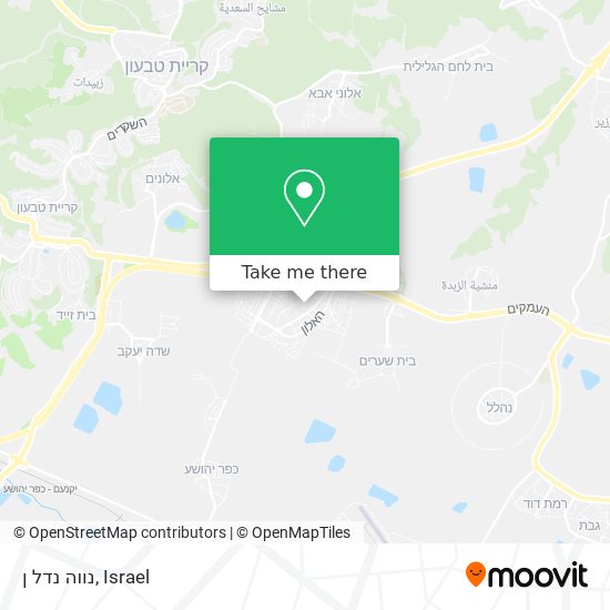 נווה נדל ן map