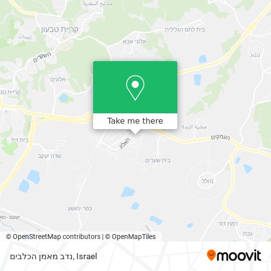 נדב מאמן הכלבים map