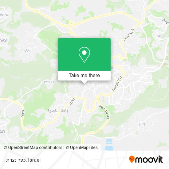 Карта כפר נצרת