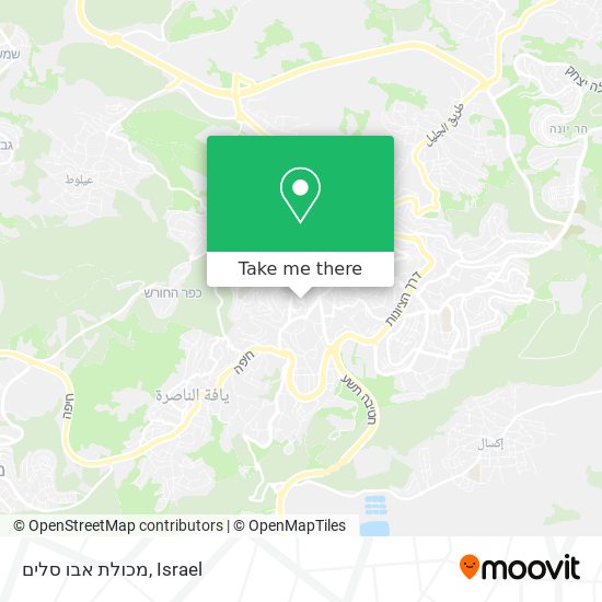 מכולת אבו סלים map