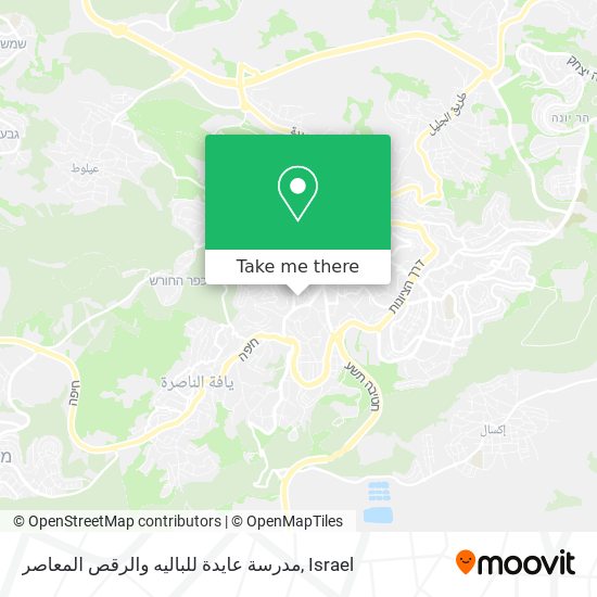 مدرسة عايدة للباليه والرقص المعاصر map