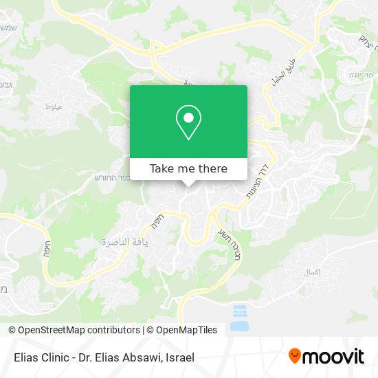 Elias Clinic - Dr. Elias Absawi map