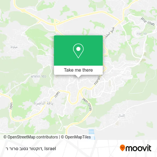 Карта דוקטור גסוב סרור ר