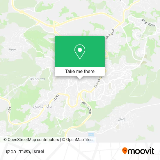Карта משרדי רב קו