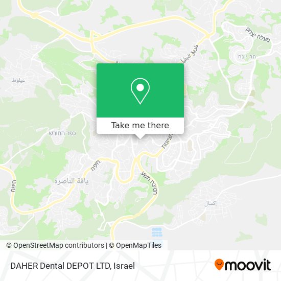 DAHER Dental DEPOT LTD map