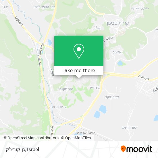 גן קורצ'ק map