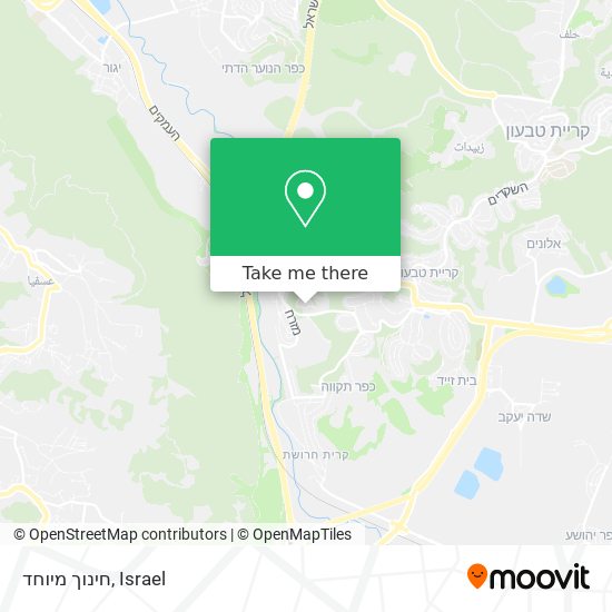 חינוך מיוחד map