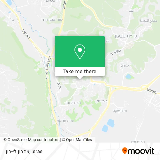 Карта צהרון לי-רון