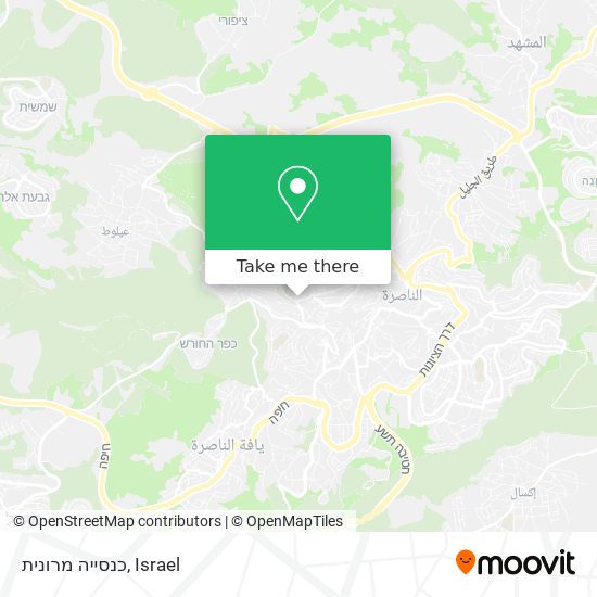 כנסייה מרונית map