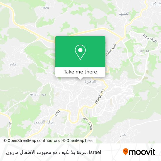 فرقة يلا نكيف مع محبوب الاطفال مارون map