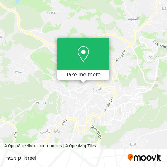 גן אביר map