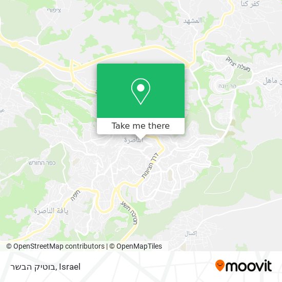בוטיק הבשר map