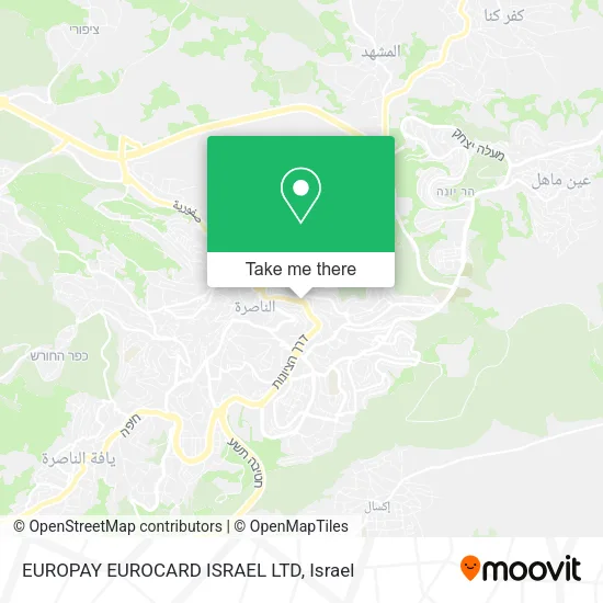 Карта EUROPAY EUROCARD ISRAEL LTD